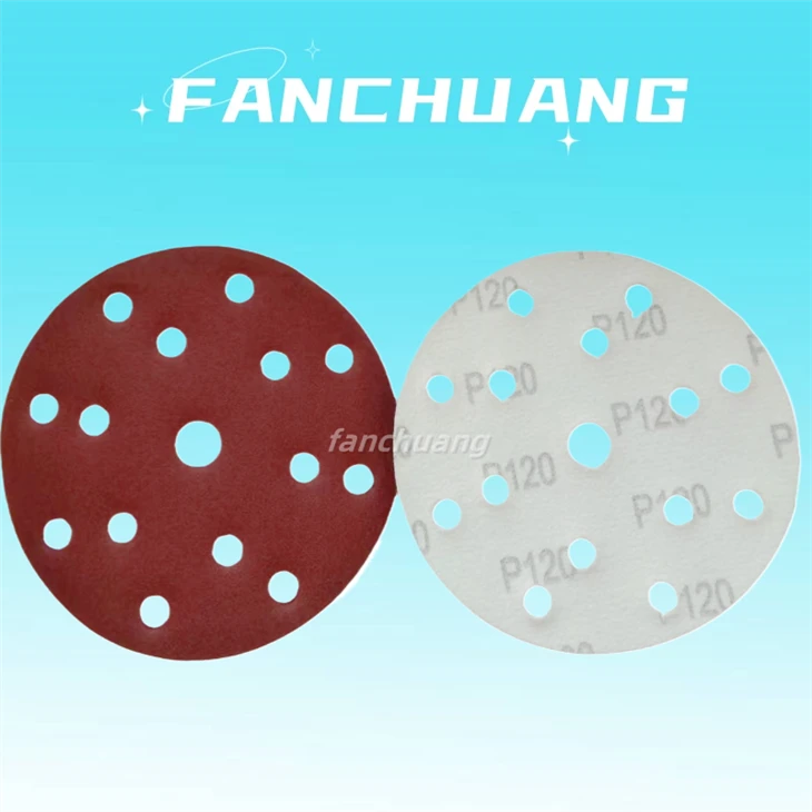 Hook And Loop Sanding Discs Sandpaper For Random Orbit Sander