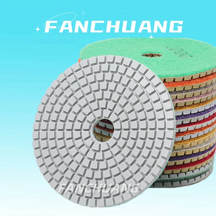 4 Inch Granite Flexible Wet Diamond Polishing Pad