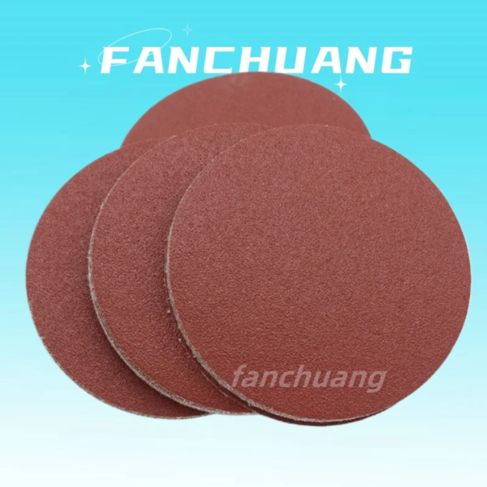 Red Round Abrasive Sandpaper