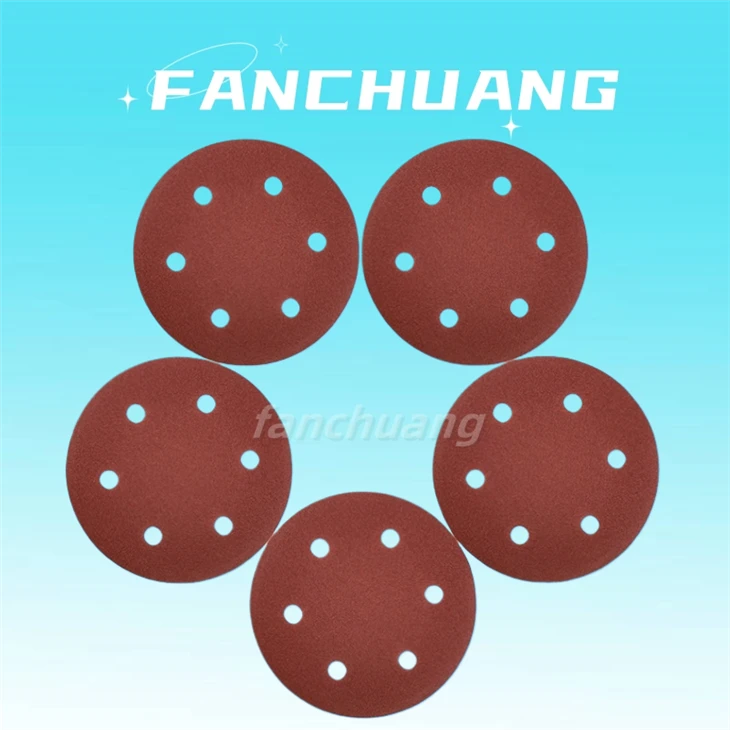 Round Sand Paper Sanding Disc 9inch 6holes
