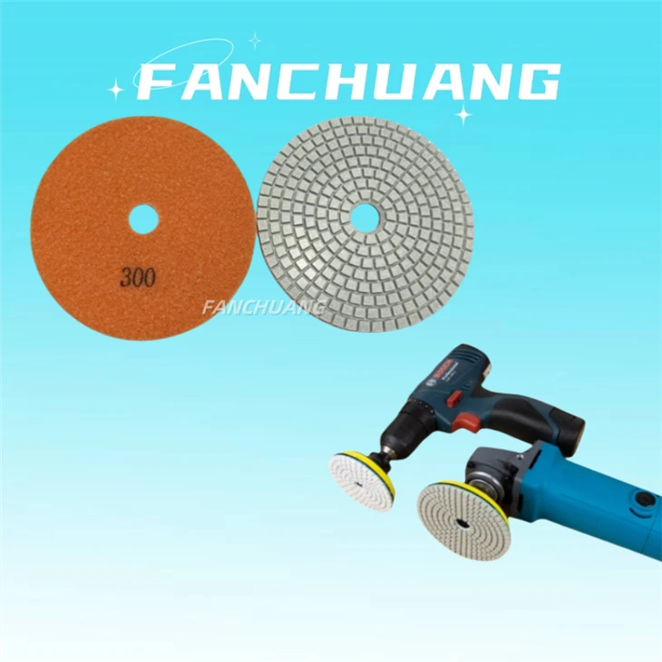 Polishing Pads Diamond Grits 100mm Wet Polishing Pad