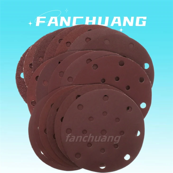 Alumina Flocking Sandpaper Sheet With Hole