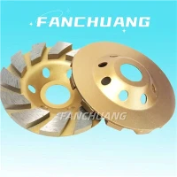 4-Inch Diamond Grinding Cup Wheel Betongturbo för vinkelslipmaskin